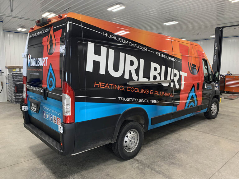 Hurlburt commercial vehicle wrap