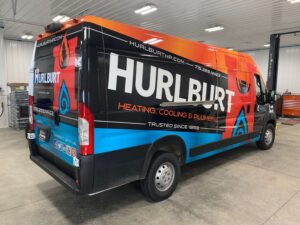 Hurlburt HVAC Vehicle Wrap