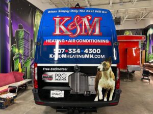 K&M Van HVAC Vehicle Wrap